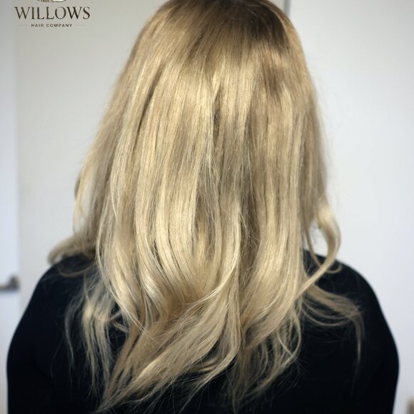 Dark Blonde Human Hair wig - Picture 6 of 8